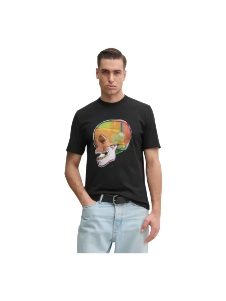 Koszulka Paul Smith z nadrukiem czarna