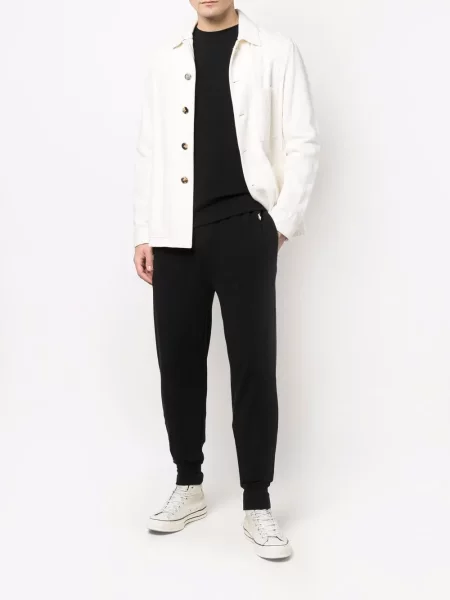 Pantaloni Polo Ralph Lauren cu autograf alergare negru