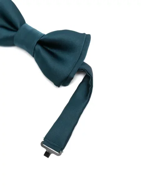 Cravată Paul Smith cu funde din satin albastru