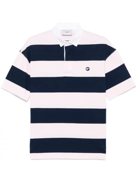 Polo Coperni cu dungi roz