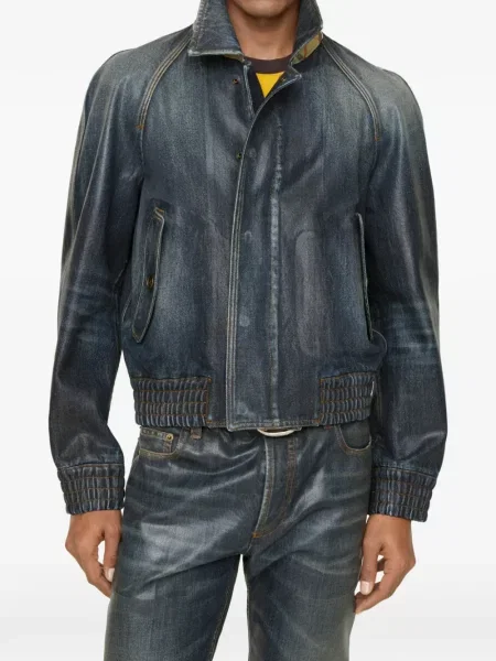 Geacă de blugi Burberry albastru