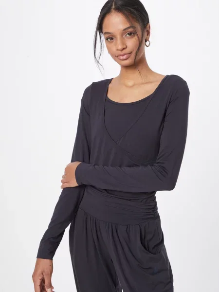 CURARE Yogawear Tricou funcțional Flow noapte albastru