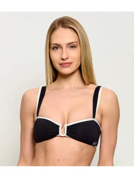 Karl Lagerfeld Jeans Sutien de baie Signature negru