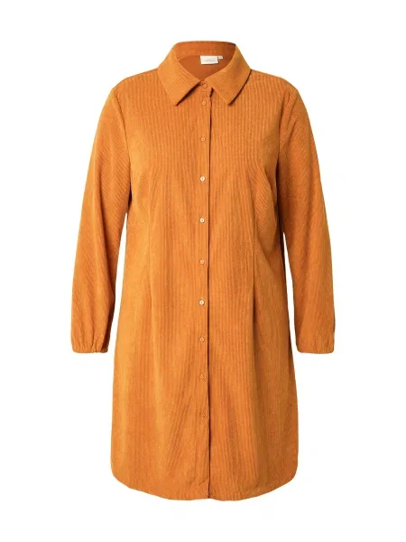 ONLY Carmakoma Dolga srajca CARMAKINTA konjak