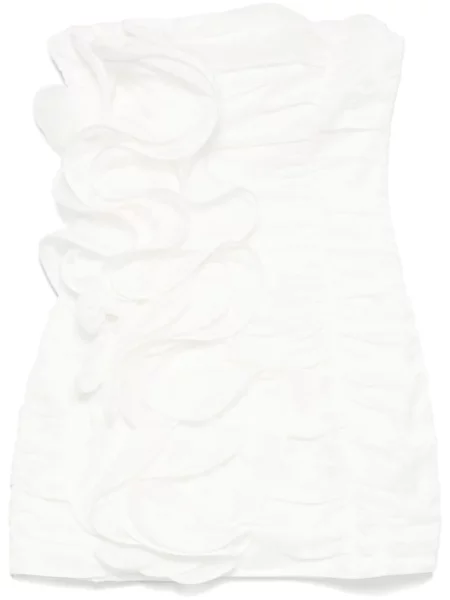 Oblekové mini mini šaty Charo Ruiz Ibiza bílé