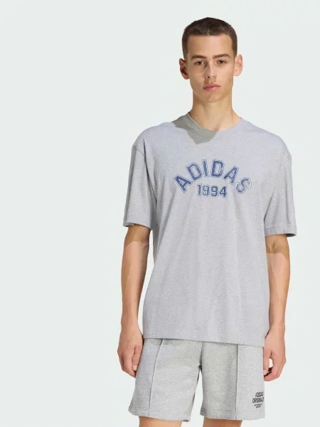 Футболка adidas Graphics сірий