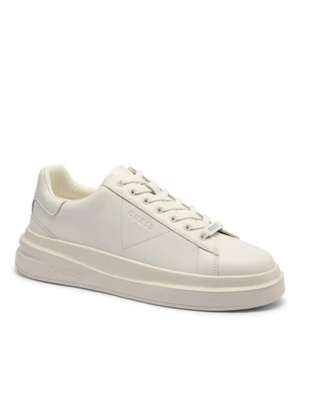 Guess De piele sneakers MANELBA alb