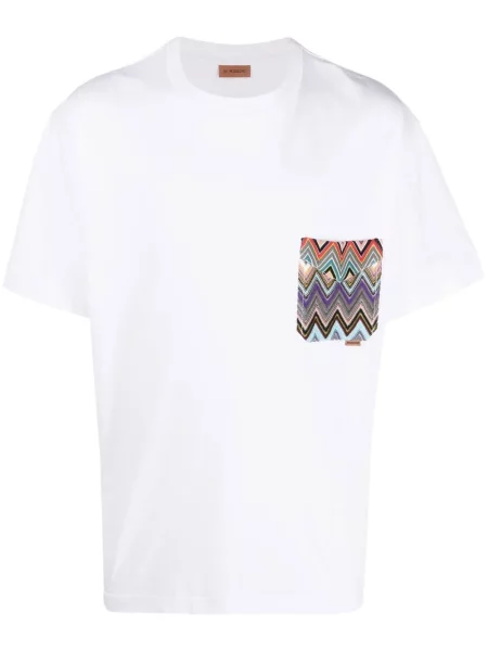 Tricou Missoni cu decolteu rotund scurt