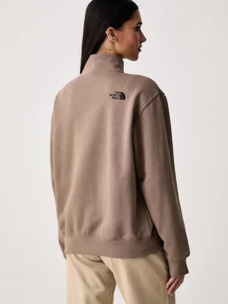 The North Face bluza z bawełną Ski Embro brązowa
