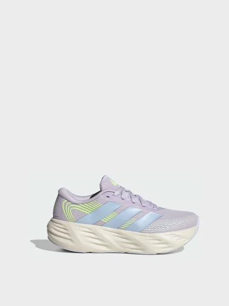 Кроссовки для бега Adidas Cloudfoam с принтом галактика фиолетовые