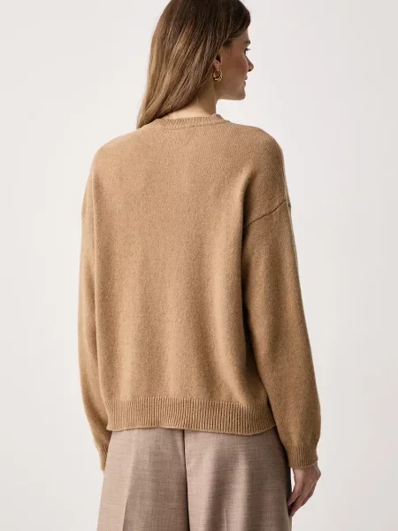 Haveone sweter z kaszmirem beżowy