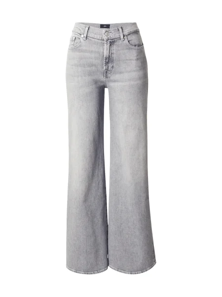 7 For All Mankind Wide Leg Džíny Lotta panalu šedé