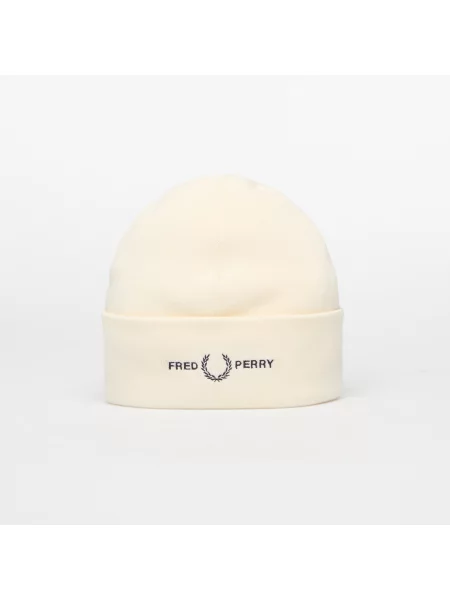 Čepice FRED PERRY Graphic FLP Beanie Beige Universal béžový