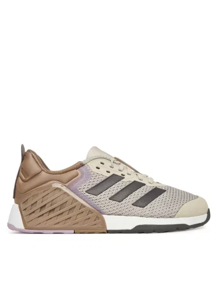 ADIDAS PERFORMANCE Sportovní boty Dropset 3 velbloudí / starobéžová / bledě fialová / černá šedé