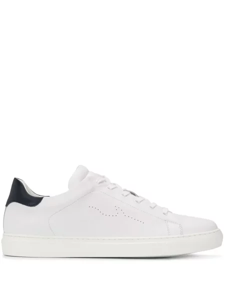 Кожени обувки за тенис Paul & Shark бяло