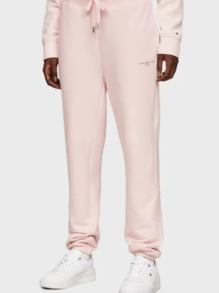 Завужені спортивні штани Tommy Hilfiger рожеві