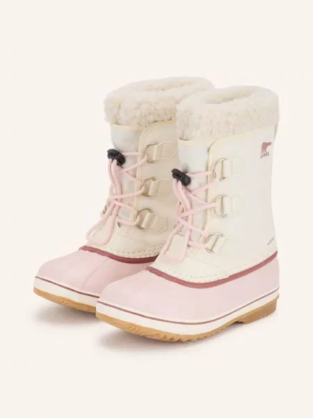 Sorel Boots Big Kids Yoot Pac krémová starorůžová růžová