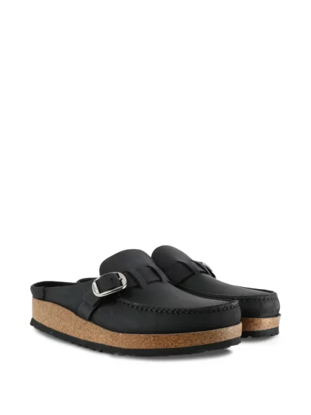 Papuci tip mules Birkenstock negru