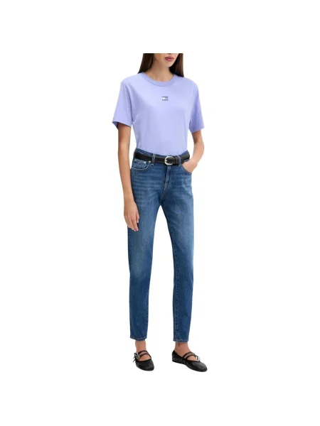 Tommy Jeans tričko fialová