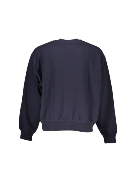 Bluza nierozpinana Tommy Hilfiger z okrągłym dekoltem niebieska