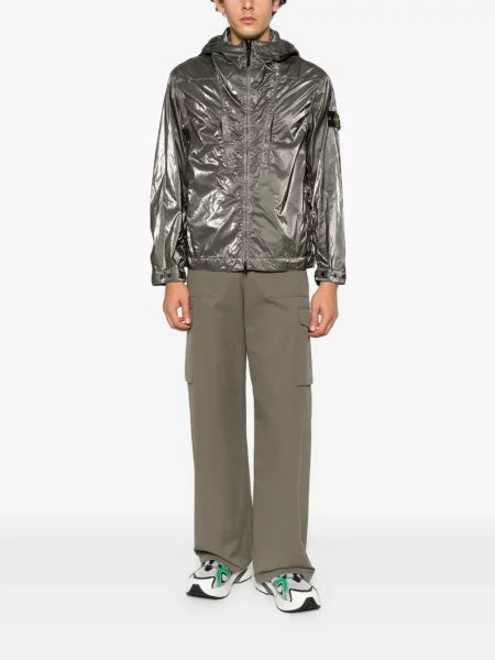 Geacă Stone Island cu strasuri gri