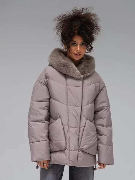 Зимова куртка VIVA WEAR мокко