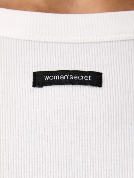 Women'secret пижама от две части дамска бяло