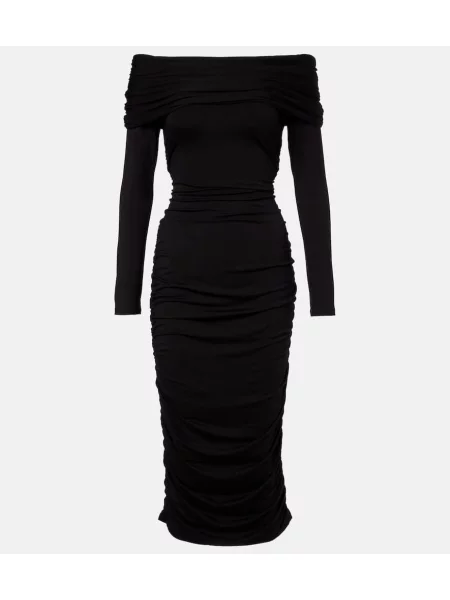 Rochie midi Veronica Beard până la genunchi de costum negru