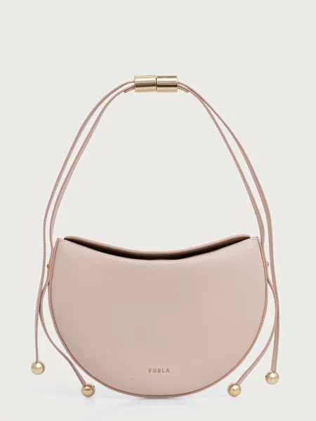 Furla geantă crossbody pentru femei din piele Moonstone S roz