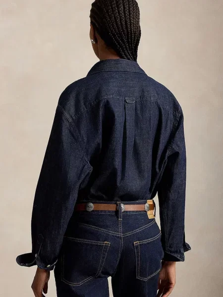Polo Ralph Lauren cămașă de blugi Bleumarin
