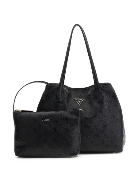 Geantă shopper Guess negru