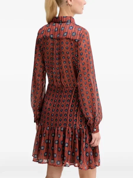 Rochie mini Morgan cu model floral cu imagine roșu