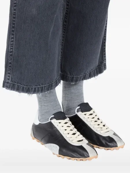 Sneakerși Maison Margiela din piele negru