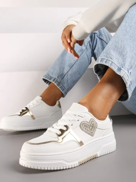 Sneakerși Inny alb