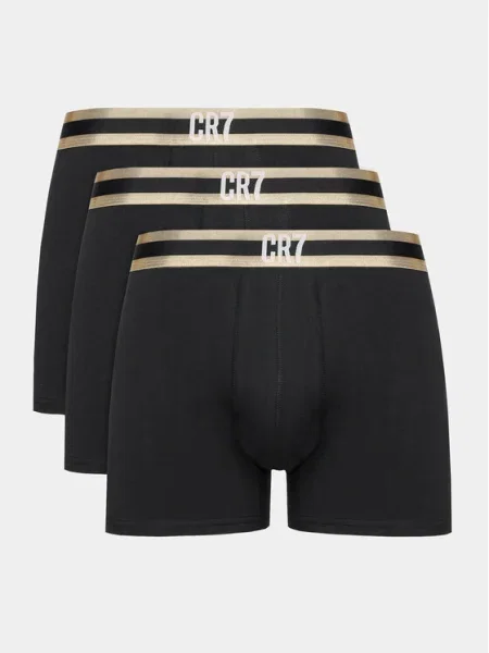 Olcsóbban. Férfi Basic Trunk boxeralsó 3 pár fekete/arany. Méret: XL fekete