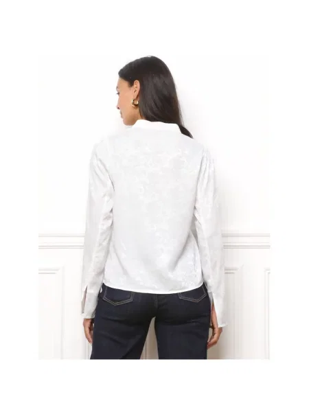 Top La Modeuse alb