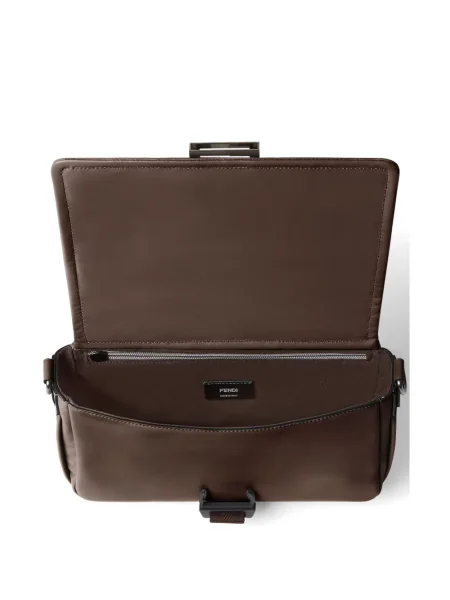 Crossbody taška Fendi hnedá