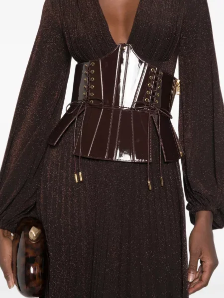 Сукня Elisabetta Franchi коричнева