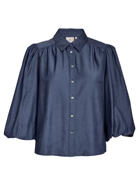 Peppercorn Bluză Bea denim albastru