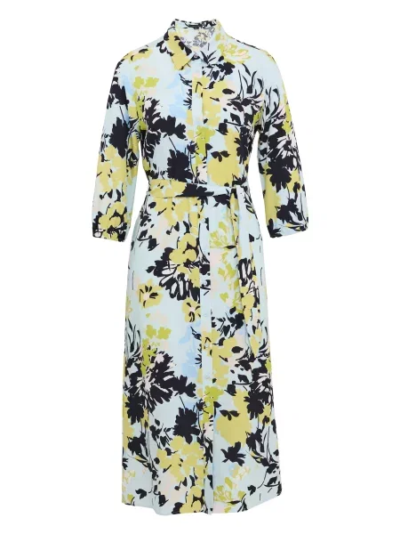 COMMA Dolga srajca svetlo modra / kivi črna