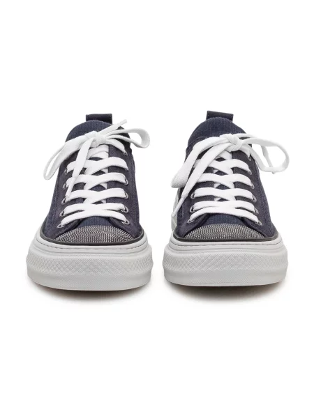 Sneakersy Brunello Cucinelli niebieskie