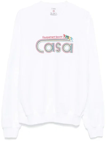 Hanorac Casablanca cu broderie alb