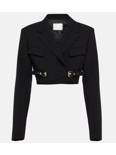 Marynarka Dion Lee o krotszym kroju czarna