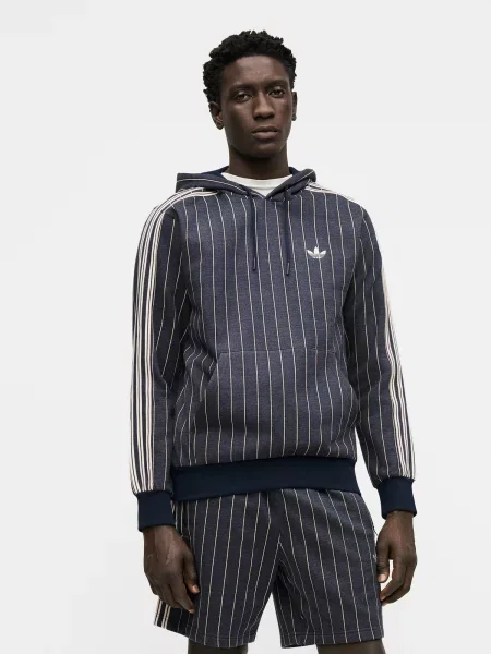 ADIDAS ORIGINALS Mikina modrá melírovaná biela