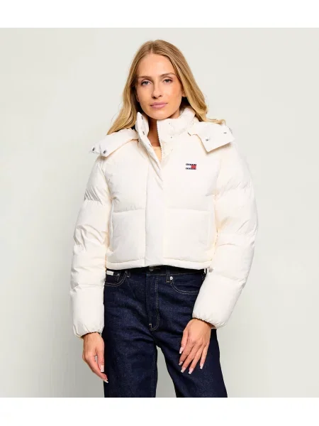 Tommy Jeans Geacă de puf Alaska | Cropped Fit bej