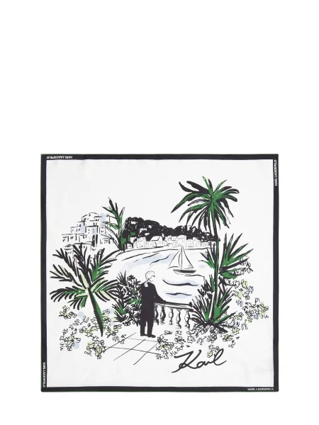 Šal Karl Lagerfeld bijela