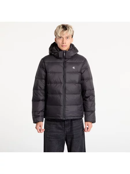 Vatovaná bunda Calvin Klein Jeans černé