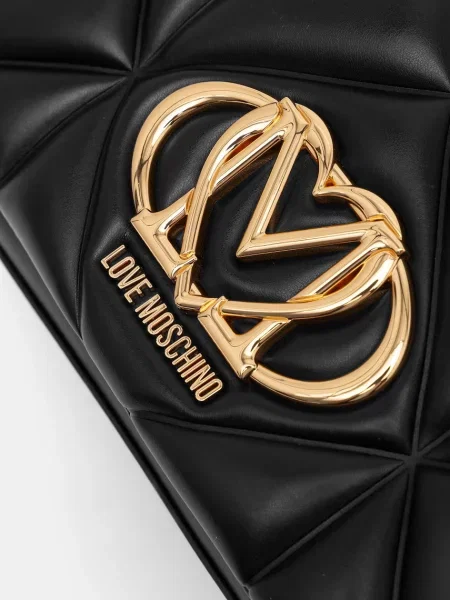 Кожаная сумка Love Moschino