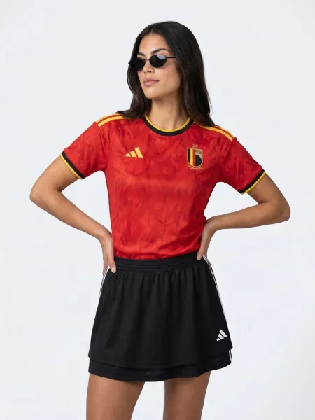 ADIDAS PERFORMANCE Funkčné tričko Belgien žltá / červená čierna