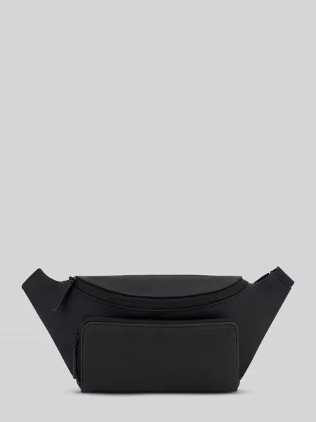 Saszetka nerka z karabińczykiem na klucze model ‘BALI CROSSBODY’ Kapten & Son czarna